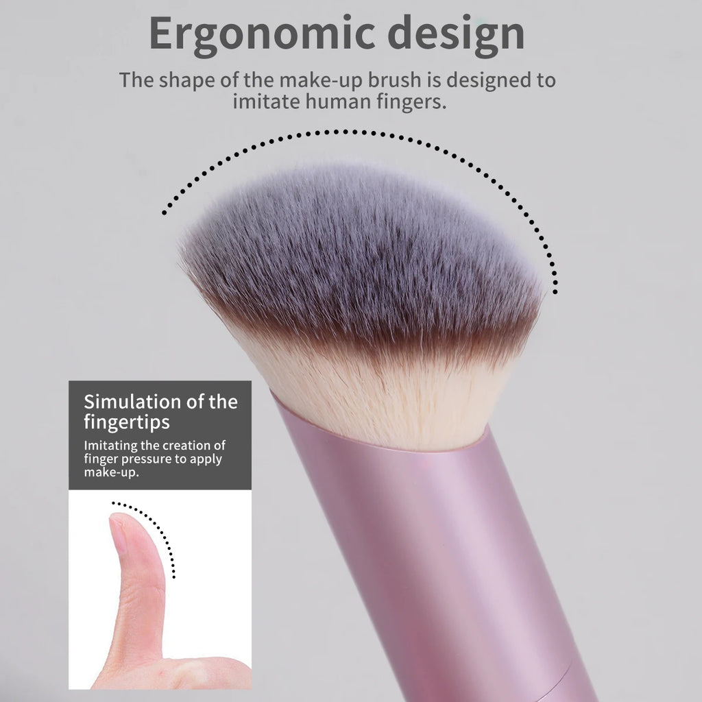 MAANGE 1PCS Makeup Brushes Angled Foundation Buffing Brush Concealer Brush Cosmetic Makeup Tools Soft Hair Oblique Makeup Brush