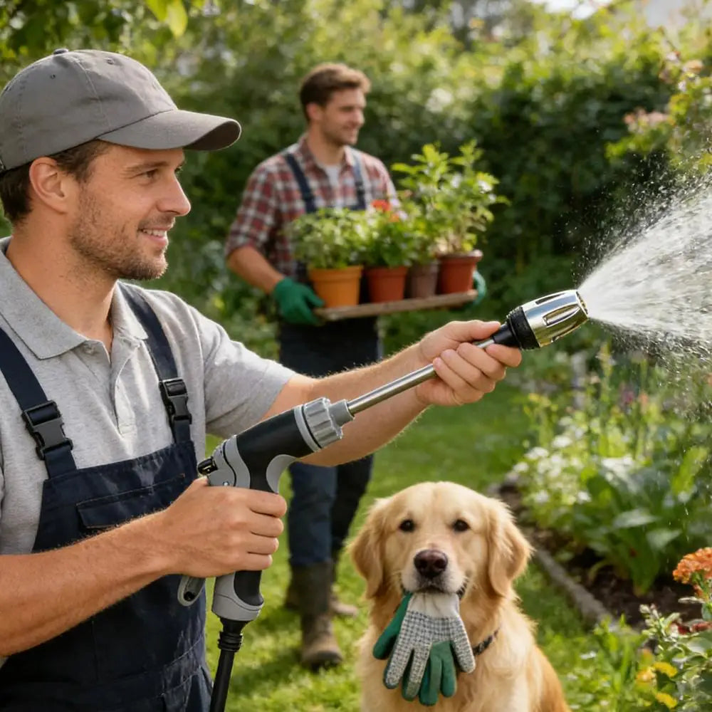 Car Wash High Pressure Water Gun Car Washers Garden Lawn Watering Hose Nozzle Foam Lance Portable Automobiles Cleaning Tool