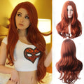 Wavy Womans Wigs Synthetic Hair Wigs For Women Cosplay Wig Long Colorful Wig Pink Purple Green Brown Black Grey Blue Red Ombre