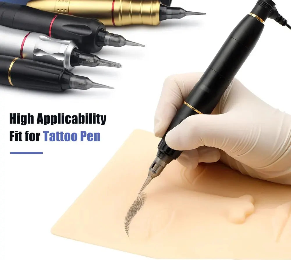 Thunderlord 20pcs Tattoo Needle Permanent Makeup Tattoo Cartridges Membrane System Round Liner 1R For Universal Tattoo Machine