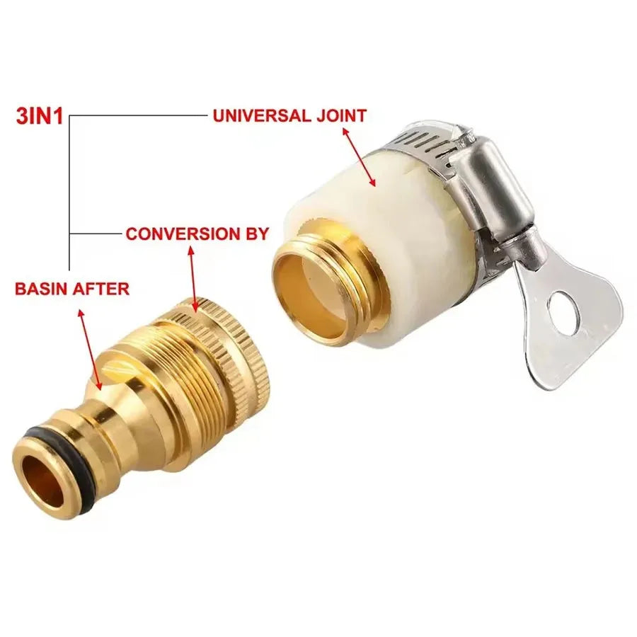 High Pressure Car Wash Water Gun with Foam Pot Brass Fittings Leakproof Easy Install Adjustable Spray for Car Cleaning