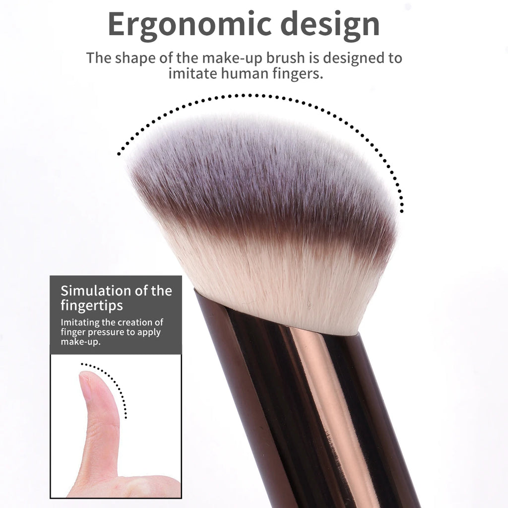 MAANGE 1PCS Makeup Brushes Angled Foundation Buffing Brush Concealer Brush Cosmetic Makeup Tools Soft Hair Oblique Makeup Brush