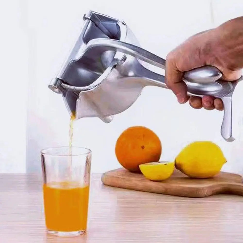 Fruit Juice Squeezer Heavy-Duty Metal Lemon Squeezer Easy Manual Citrus Press Juicer Ergonomic & Durable For Fresh Juice