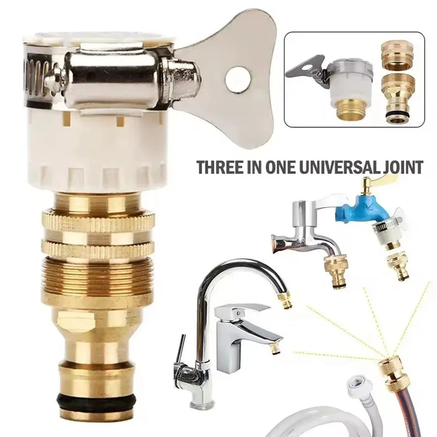 High Pressure Car Wash Water Gun with Foam Pot Brass Fittings Leakproof Easy Install Adjustable Spray for Car Cleaning