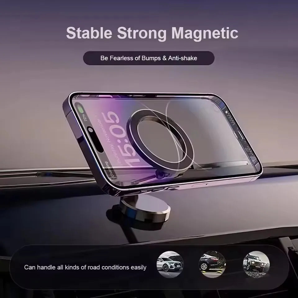 1080 Magsafe Car Phone Holder For Vehicles Mobile Support For The Car Cell Phone Holder in Car For iPhone 17 16 Pro Max Plus