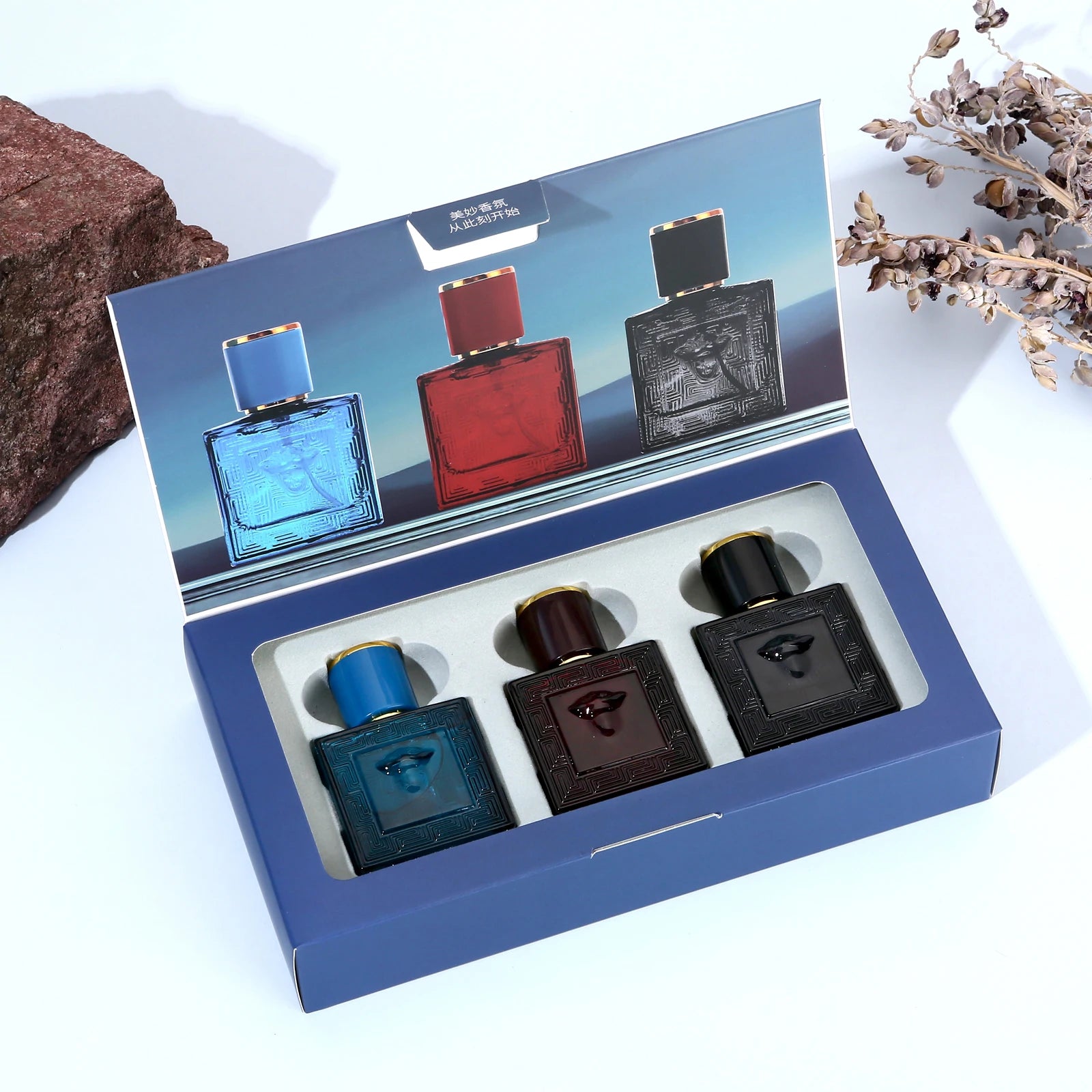 2025new 30ml,3perfume luxury gift set women fresh cologne woody eau de toilette perfume floral scent lasting pheromone