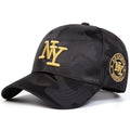 Mens NY Black Camo Baseball Cap for Men Women Adjustable Breathable Sun Hat for Outdoor Sports Dad Hat Snapback