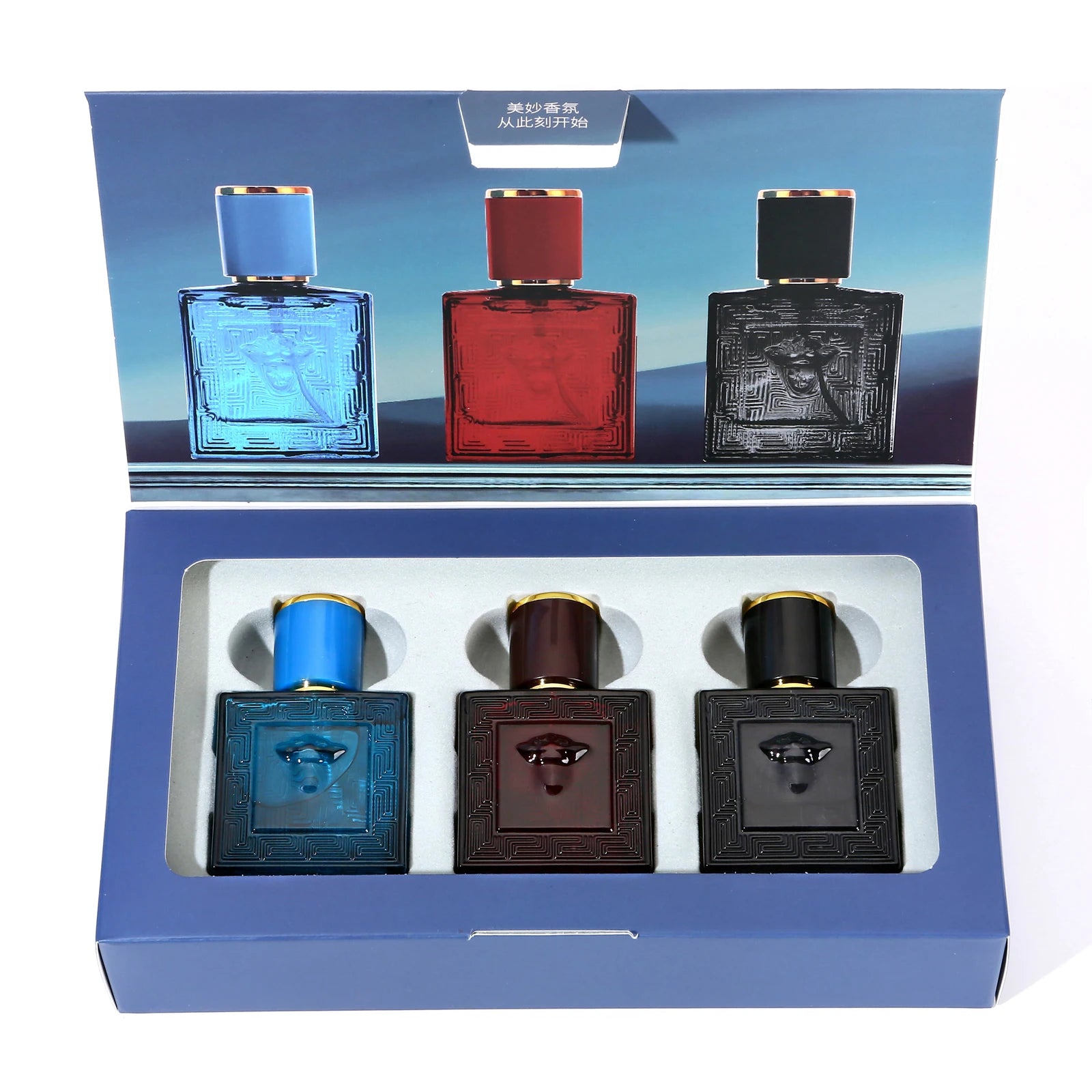 2025new 30ml,3perfume luxury gift set women fresh cologne woody eau de toilette perfume floral scent lasting pheromone