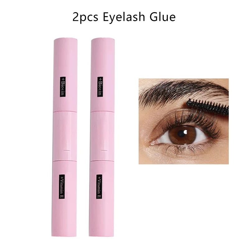 Double-headed Lash Bond and Seal Individual Lashes Glue and Seal Lasting Strong Adhesion Lash Extension Glue DIY Makeup Tools
