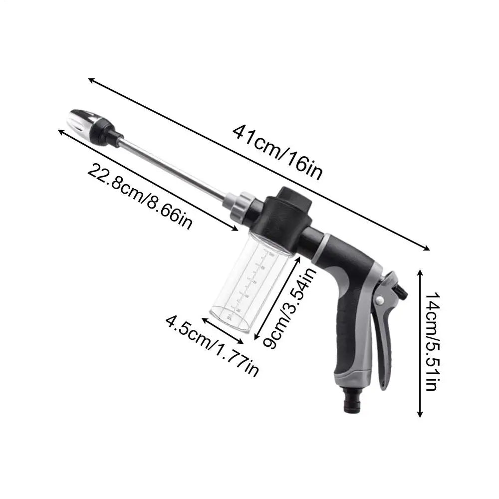Car Wash High Pressure Water Gun Car Washers Garden Lawn Watering Hose Nozzle Foam Lance Portable Automobiles Cleaning Tool