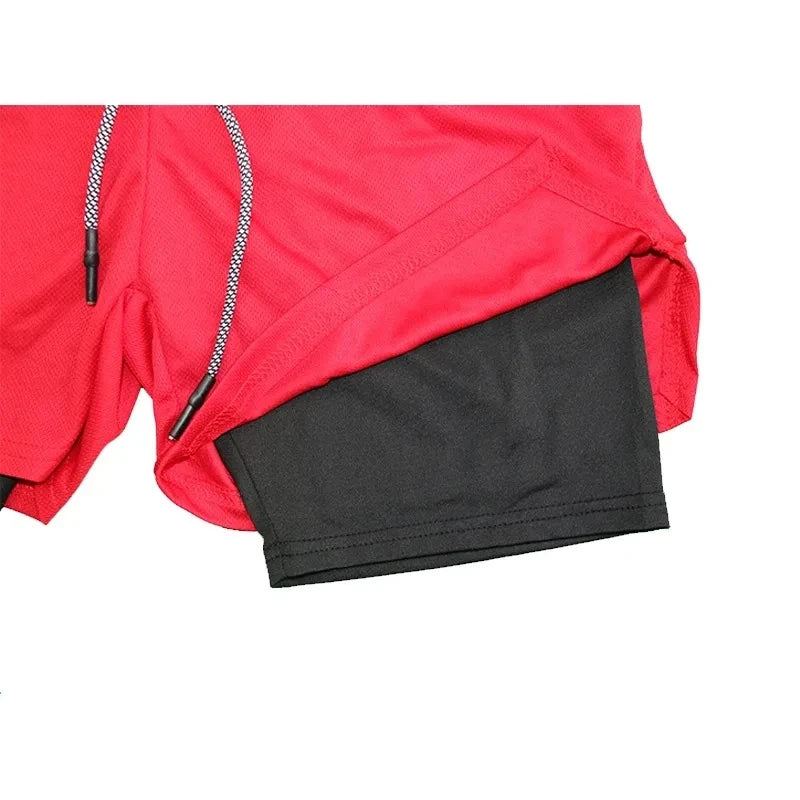 Anime Performance Shorts Toji Printed Men GYM Casual Sports Shorts Workout Running Mesh 2 In 1 Sport Short Pants